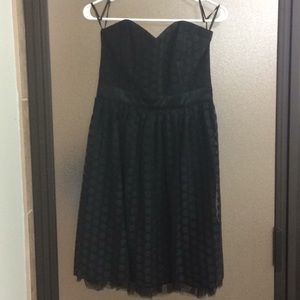 Black polka dot dress - White House/Black Market